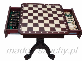 skakbrikker udskåret fra marmor, magnetisk, turneringsproducent Polen